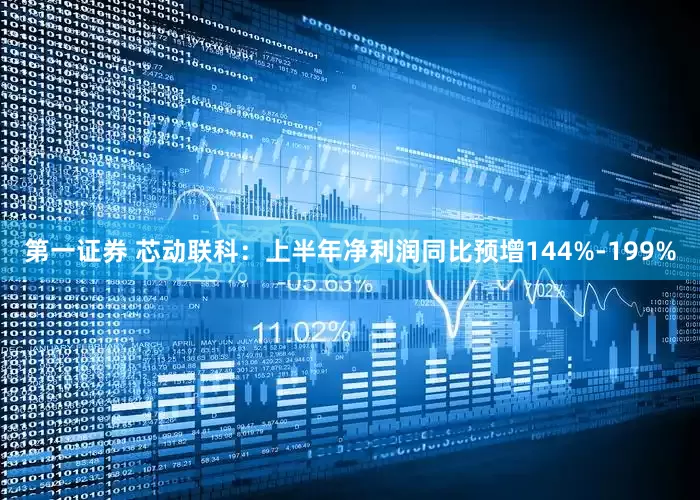 第一证券 芯动联科：上半年净利润同比预增144%-199%